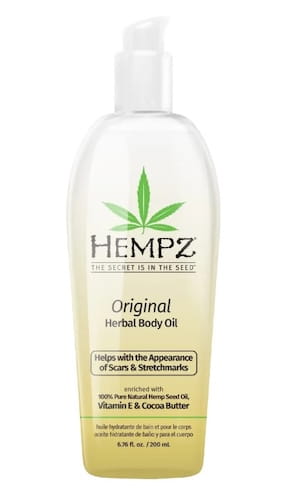 Hempz Original Herbal Body Oil 6.76 oz Womens HEMPZ
