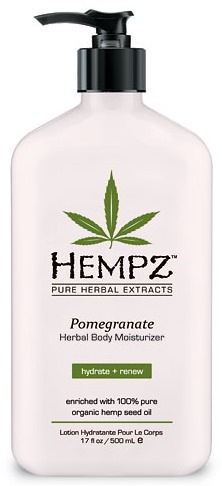 Hempz Pomegranate Herbal Body Moisturizer 17 oz Womens HEMPZ Hands & Body Skincare