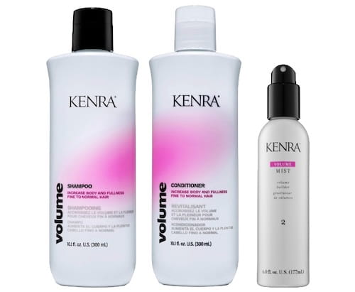 Kenra Volume Shampoo Conditioner 10.1 oz & Mist Volume Builder 6 oz Trio Womens Kenra