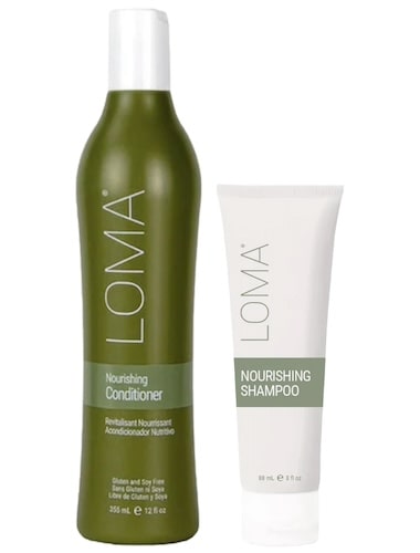 Loma Nourishing Conditioner 12 oz & Nourishing Shampoo 3 oz Duo Womens Loma