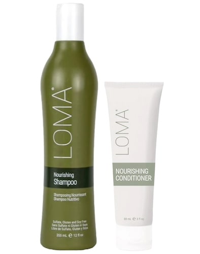 Loma Nourishing Shampoo 12 oz & Nourishing Conditioner 3 oz Duo Womens Loma