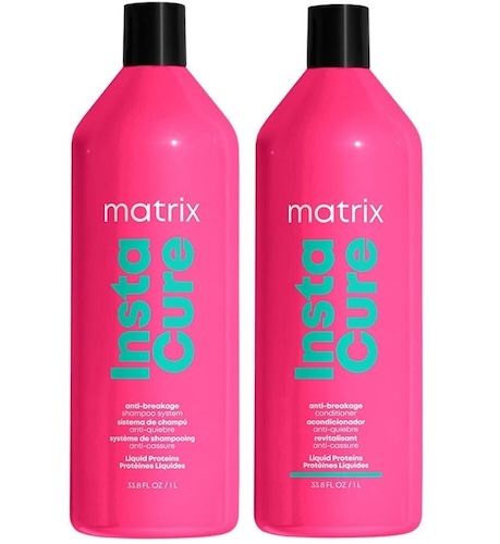 Matrix Instacure Anti-Breakage Shampoo & Conditioner Liter Duo Womens Matrix