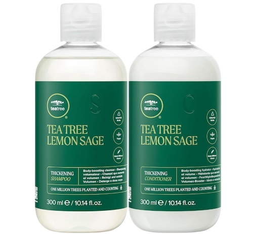 Paul Mitchell Lemon Sage Thickening Shampoo 10.1 oz & Conditioner 10.1 oz Volume Boost Duo Womens Paul Mitchell