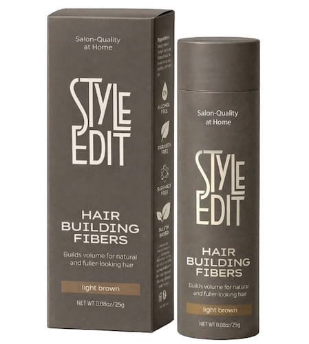 Style Edit Hair Building Fibers - Light Brown 0.88 oz Womens STYLE EDIT