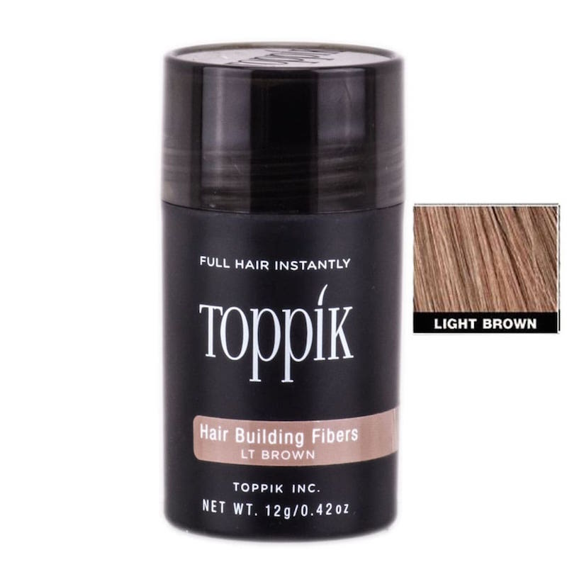 Toppik Hair Building Fibers Light - Brown 12 g Womens TOPPIK Root Concealers and Fibers