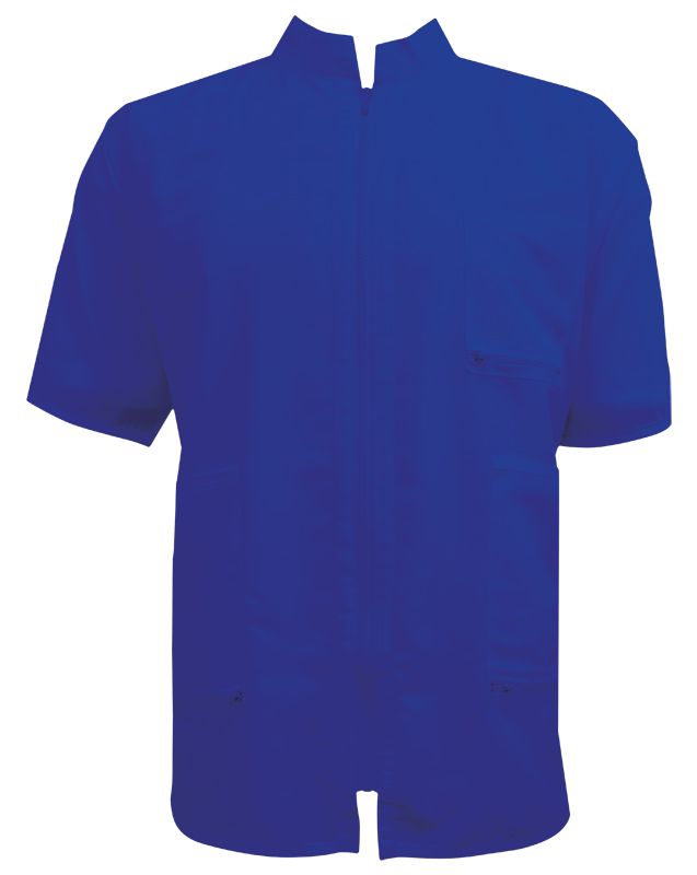 Vincent China Collar Jacket Royal Blue 3XL (VT2214X3) Mens Vincent Salon Apparel