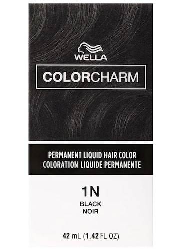 Wella Color Charm Permanent Liquid Haircolor 1N Black 1.4 oz. Womens Wella Hair Color