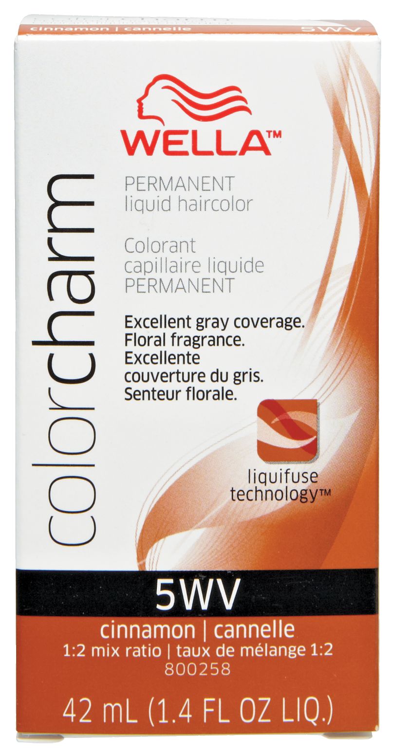 Wella Color Charm Permanent Liquid Haircolor 5WV Cinnamon 1.4 oz Womens Wella Hair Color