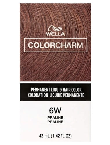 Wella Color Charm Permanent Liquid Haircolor 6W Praline 1.4 oz Womens Wella Hair Color