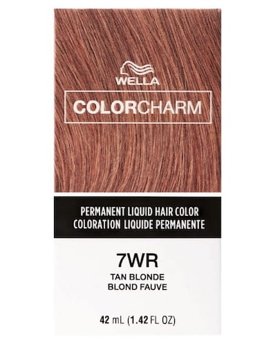 Wella Color Charm Permanent Liquid Haircolor 7WR Tan Blonde 1.4 oz Womens Wella Hair Color