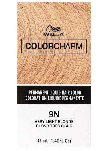 Wella Color Charm Permanent Liquid Haircolor 9N Very Light Blonde 1.4 oz Womens Wella Hair Color